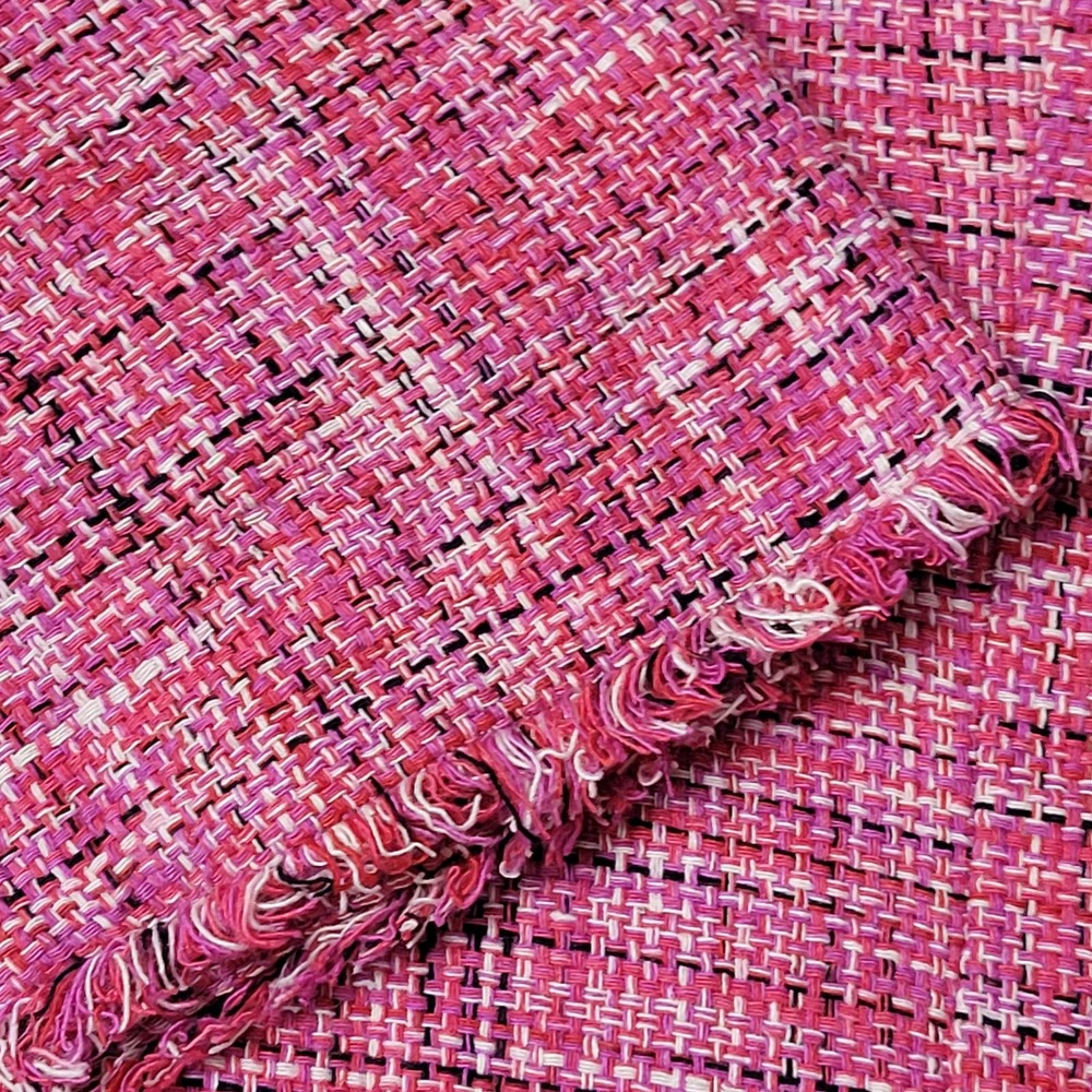 EUC Sigrid Olsen Silk Pink Tweed Blazer - Picture 3 of 15